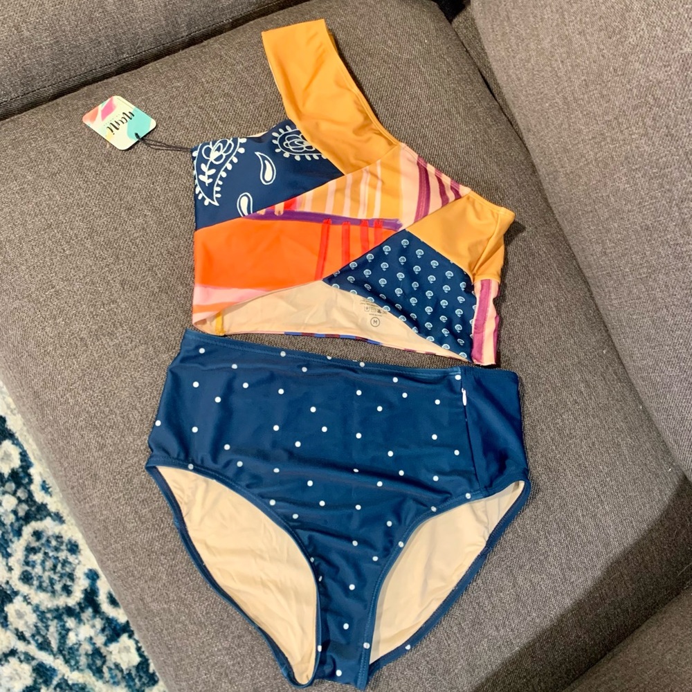 Santiago Patchwork Swimsuit by Nani Swimwear